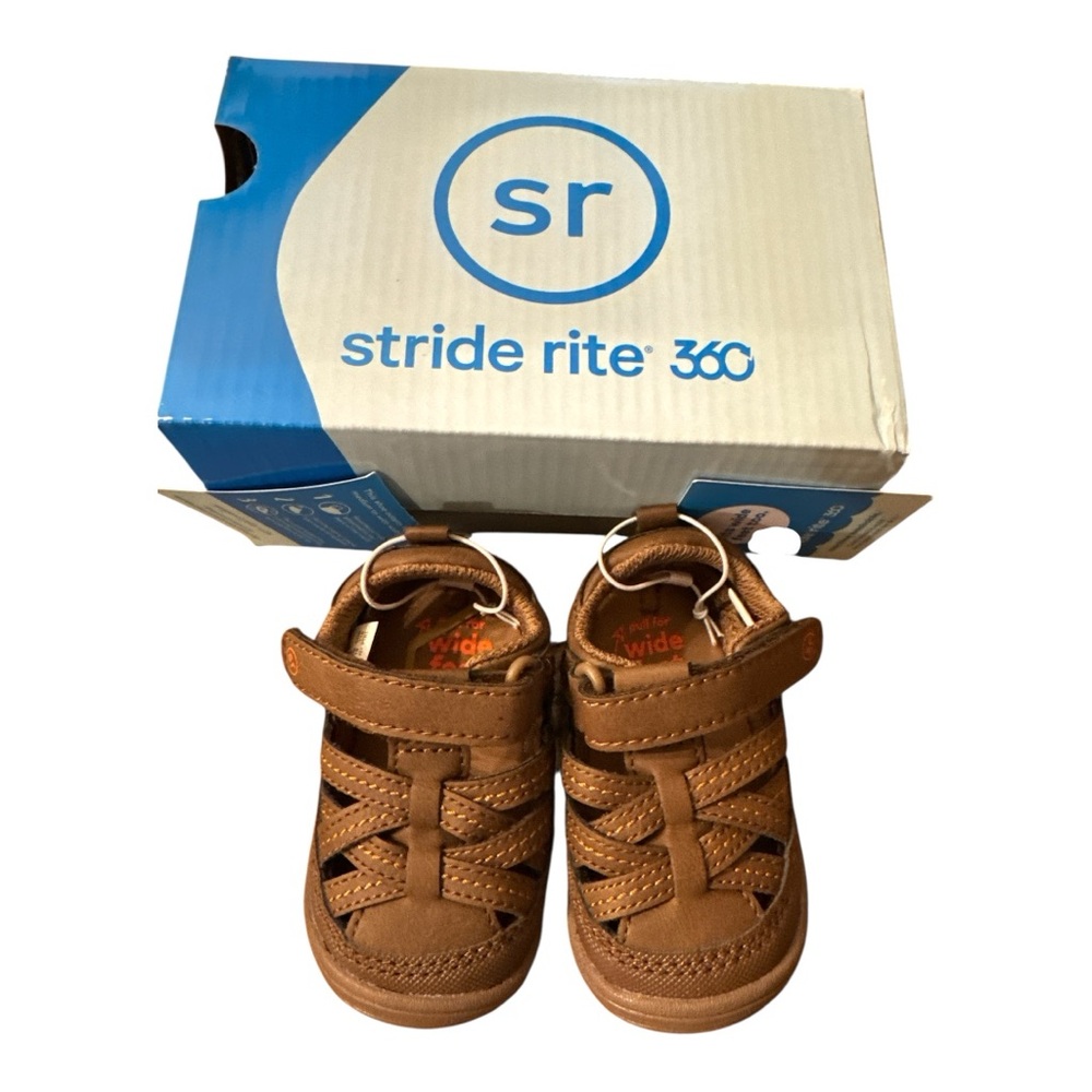 Stride Rite Tan Kids Sandals
